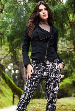 Calça Saruel estampada